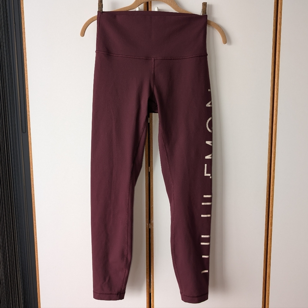 Lululemon Wunder Under High Rise Tight Lunar New Year Special Edition Garnet 6
